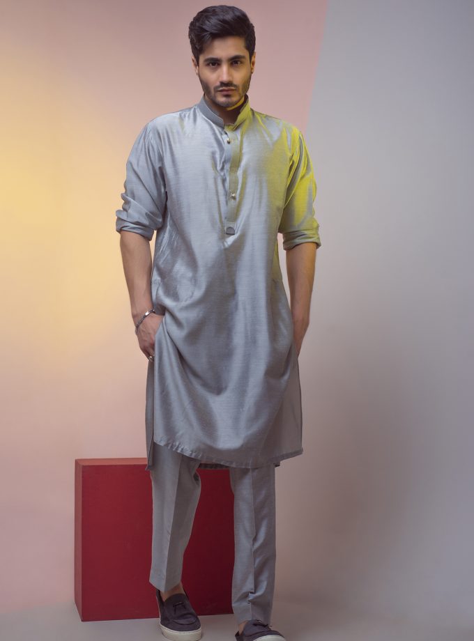 KT 002- Cotton Silk Kurta Trouser