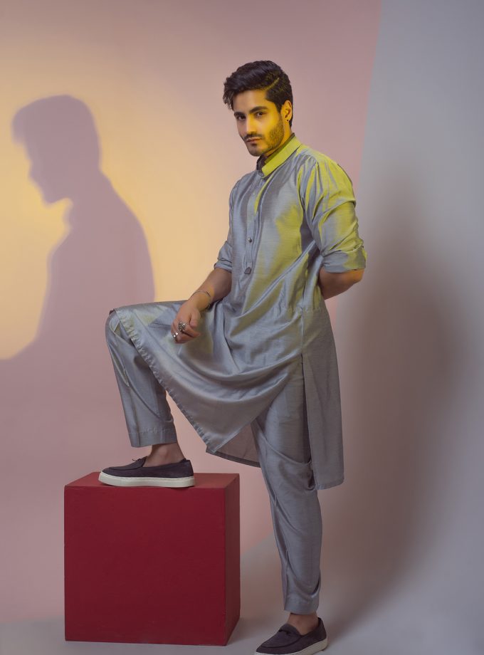 KT 002- Cotton Silk Kurta Trouser