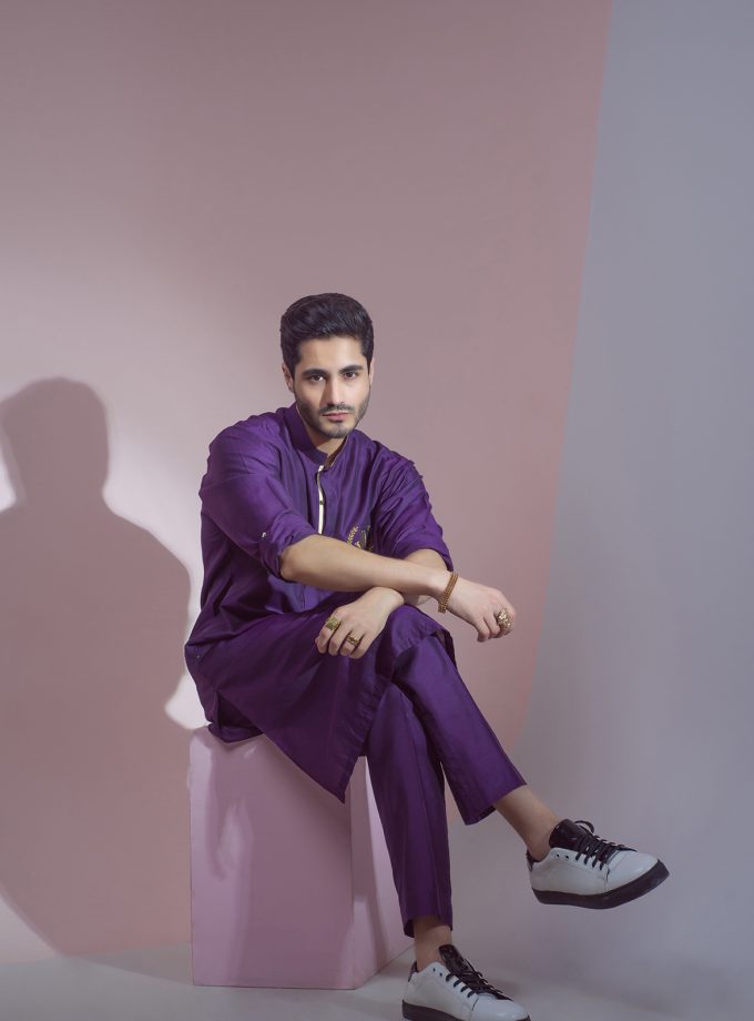 KT 004- Cotton Silk Kurta Trouser