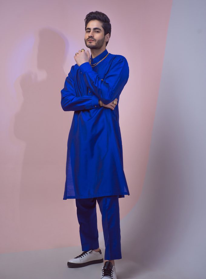 KT 001- Cotton Silk kurta trouser