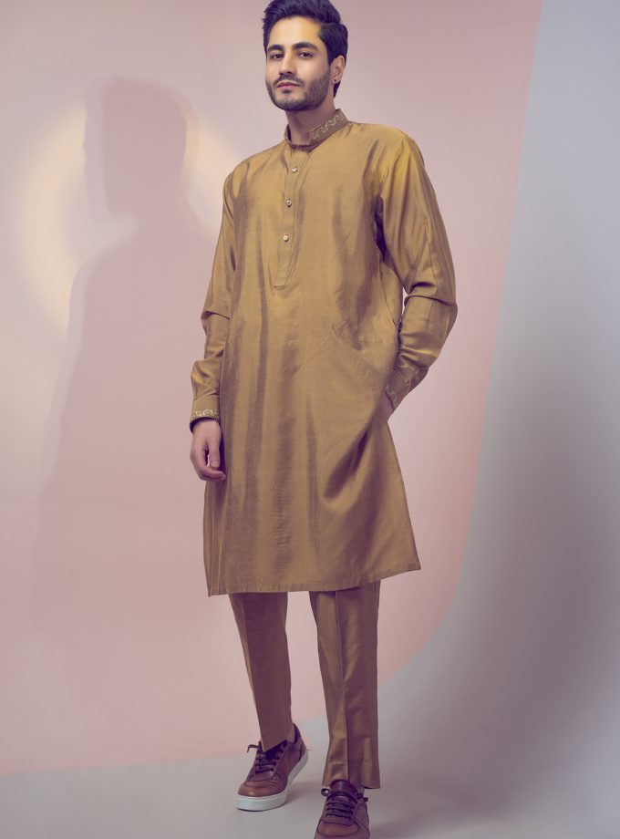 KT 005- Cotton Silk Kurta Trouser